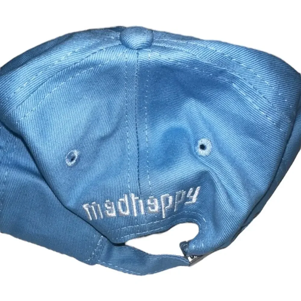 Madhappy SHADES RAINBOW Embroidered Baby Blue Adjustable Hat/Cap Noun's Dad Hat